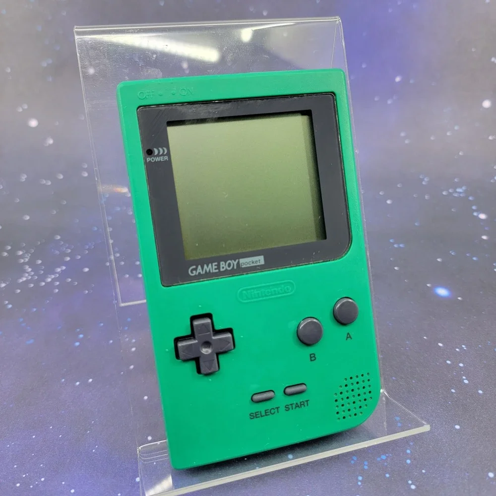 Nintendo Game Boy Pocket Green Handheld Console MGB-001 Retro Gaming